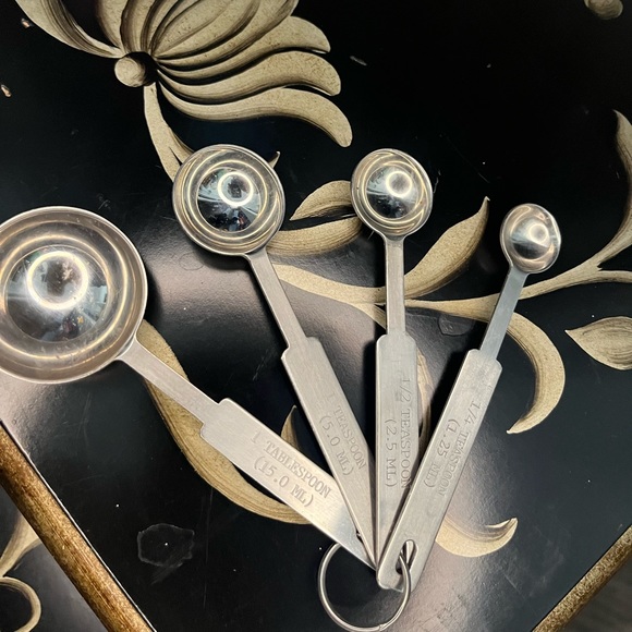 Stainless steel measuring spoons - Picture 1 of 5